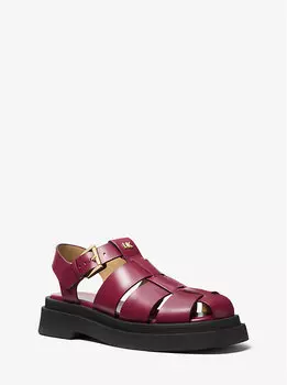 Сандалии из кожи Indy Fisherman Michael Kors, белый