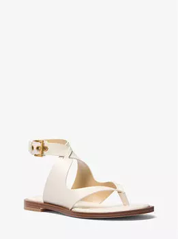 Сандалии из кожи Irene Michael Kors, бежевый