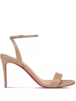 Сандалии из кожи Loubigirl 85 мм Christian Louboutin, нейтральный цвет