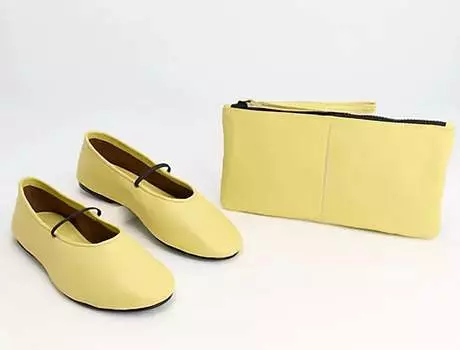 Сандалии из кожи Neonmoon Flat Sandal с сумкой цвета Pale Lime Seychelles