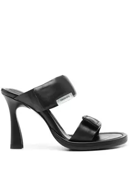 Сандалии из кожи Premiata 100 мм, черный