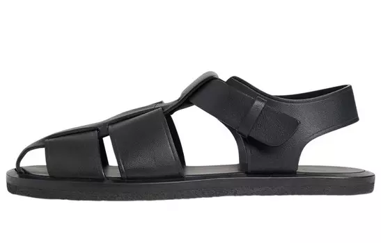 Сандалии из кожи с сетчатым дизайном The Row