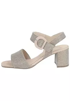 Сандалии из кожи/синтетики Gabor, цвет Metallic Rose
