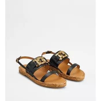 Сандалии из кожи TOD's, коричневый