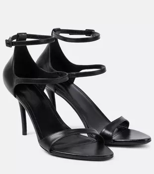 Сандалии из медовой кожи Balenciaga, черный