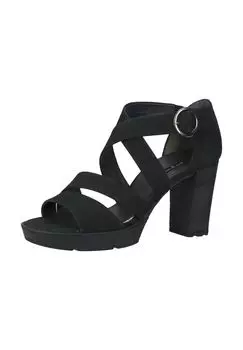 Сандалии из нубука paul green, черный