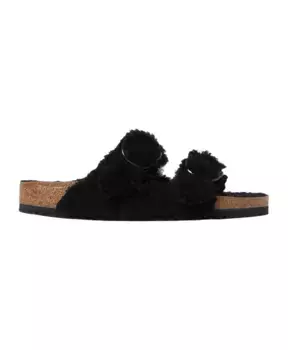 Сандалии из овчины Birkenstock, черный