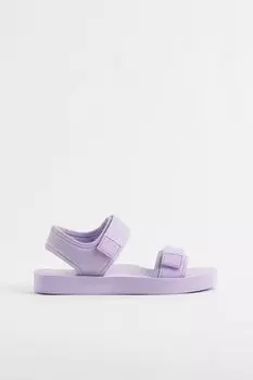 Сандалии из пеноматериала с аквалангом H&M, светло-фиолетовый