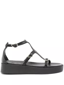 Сандалии из плетеной кожи Ancient Greek Sandals, черный