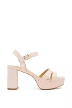 Сандалии из расплавленной кожи Dune London, обнаженная