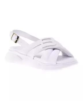 Сандалии из телячьей кожи Baldinini, белый