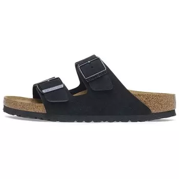 Сандалии из замши Аризона Birkenstock, черный