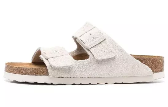 Сандалии из замши Аризона Birkenstock, кремовый