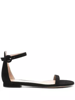 Сандалии из замши Gianvito Rossi, черный