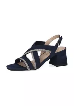 Сандалии из замши/текстиля Caprice, цвет Ocean