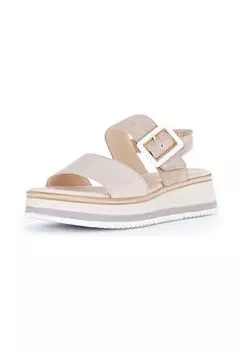 Сандалии из замши/текстиля Gabor, цвет Beige Rosa