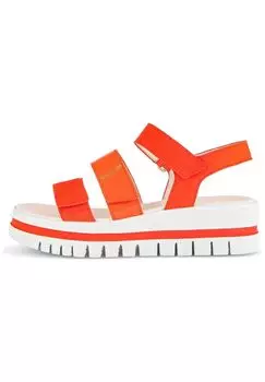 Сандалии из замши/текстиля Gabor, цвет Orange Multi