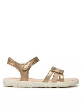 Сандалии J Sandal Haiti Girl J458ZD 0NFBC C2010 D Geox, золотой