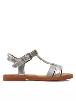 Сандалии J Sandal Karly Girl J4535H 0NFQD C1007 Geox, серебро