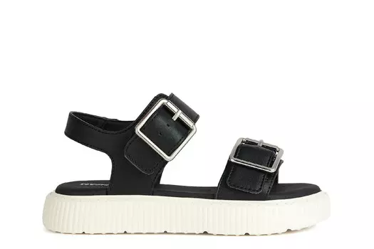 Сандалии J Sandal Kodette для девочек Geox, черный