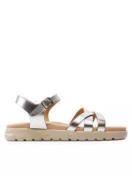 Сандалии J Sandal Soleima Gir J45GSA 000CF C1007 Geox, серебро
