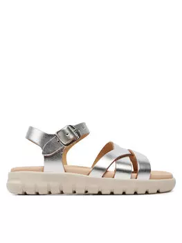 Сандалии J Sandal Soleima Gir J45GSA 000CF C1007 Geox, серебро
