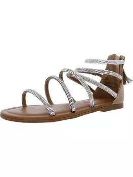 Сандалии J Twirl для девочек на молнии с кисточками Steve Madden, серебро