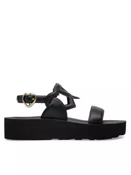 Сандалии JA16054I1MIA0000 Love Moschino, черный