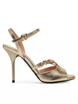 Сандалии JA16089G1MIF0900 Love Moschino, серебряный