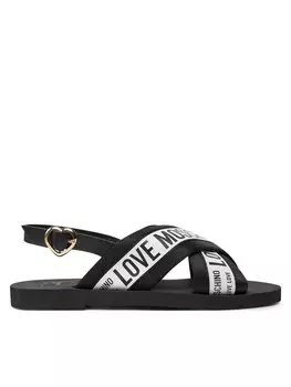 Сандалии JA16412G0IIX210A Love Moschino, черный
