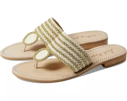 Сандалии Jack Rogers Jacks Rope Sandal, цвет Gold Metallic/Ivory/Ivory