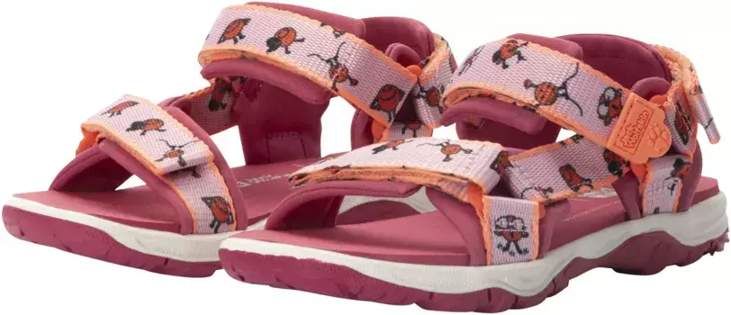 Сандалии Jack Wolfskin "SMILEYWORLD SANDAL K", розовый