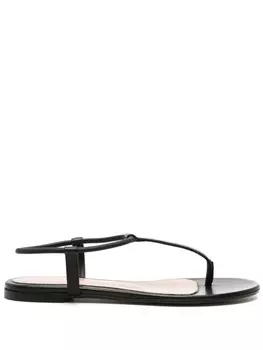Сандалии Jaey с Т-образным ремешком Gianvito Rossi, черный