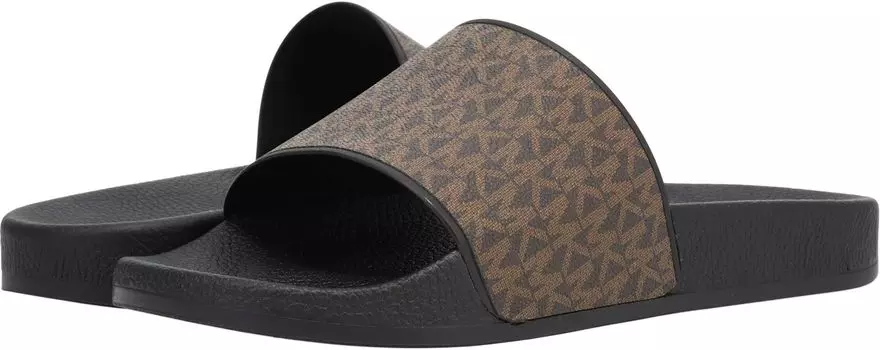 Сандалии Jake Slide Michael Kors, цвет Brown/Black