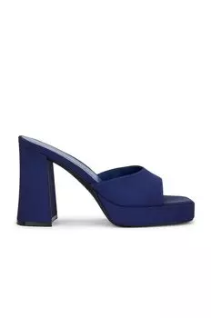 Сандалии Jeffrey Campbell Ninety, цвет Navy Faille