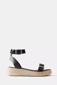 Сандалии-Эспадрилья Mint Velvet, черный