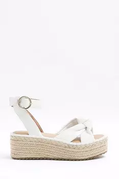 Сандалии-Эспадрилья River Island, белый