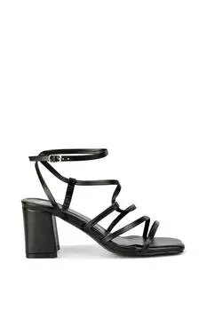 Сандалии Jesy с перекрестными носками и ремешками на щиколотке XY London, черный