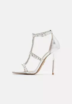 Сандалии Jet Set Steve Madden, цвет silver