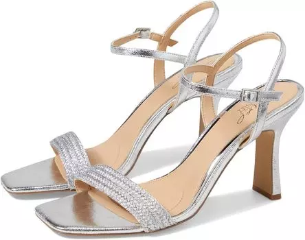 Сандалии Jewel Badgley Mischka Heddia, цвет Silver Fabric