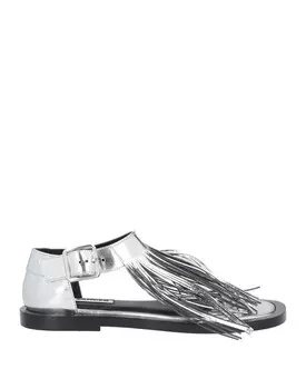 Сандалии Jil Sander, серебро
