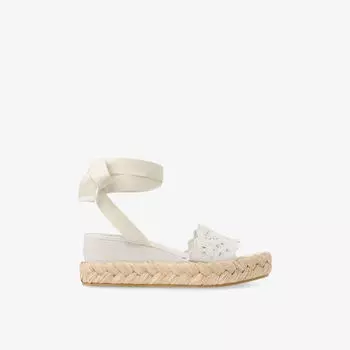 Сандалии Jimmy Choo Арлеи из кожи и ткани, мультиколор