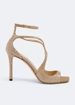 Сандалии JIMMY CHOO Azia 95 sandals, золотой