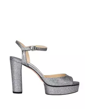 Сандалии Jimmy Choo, серебро