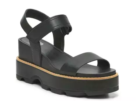 Сандалии Joanie IV Wedge Sandal Sorel, черный