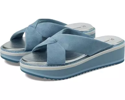 Сандалии Johnston & Murphy Grace Cross Band Slide, цвет Slate Blue
