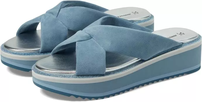 Сандалии Johnston & Murphy Grace Cross Band Slide, цвет Slate Blue