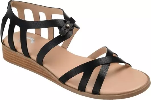 Сандалии Journee Collection Comfort FoamMonro Sandal, черный