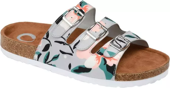 Сандалии Journee Collection Desta Slide, цвет Floral