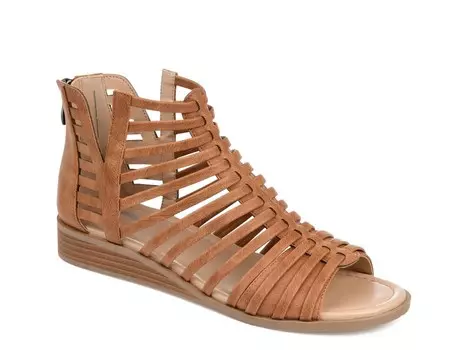 Сандалии Journee Collection Gladiator Delilah, коричневый